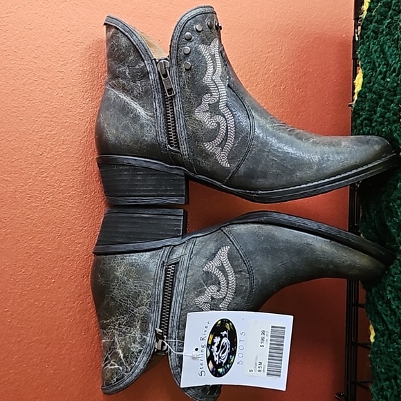 NEW! Sterling River Leather Ankle Zip-Up Boots! Made in Mexico!! 🇲🇽 - Picture 6 of 14